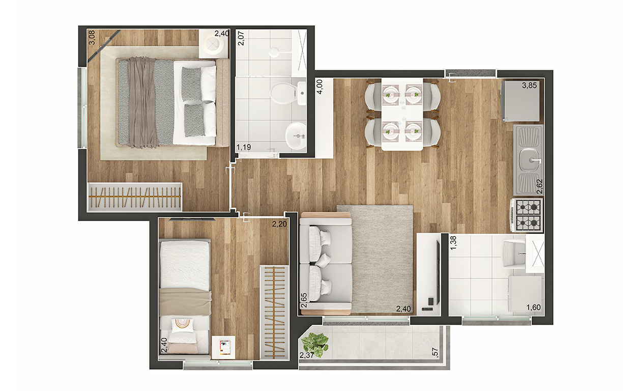 38m² 01